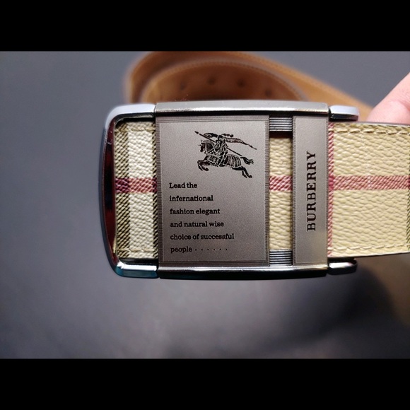 Burberry vintage buckle belt main image 6
